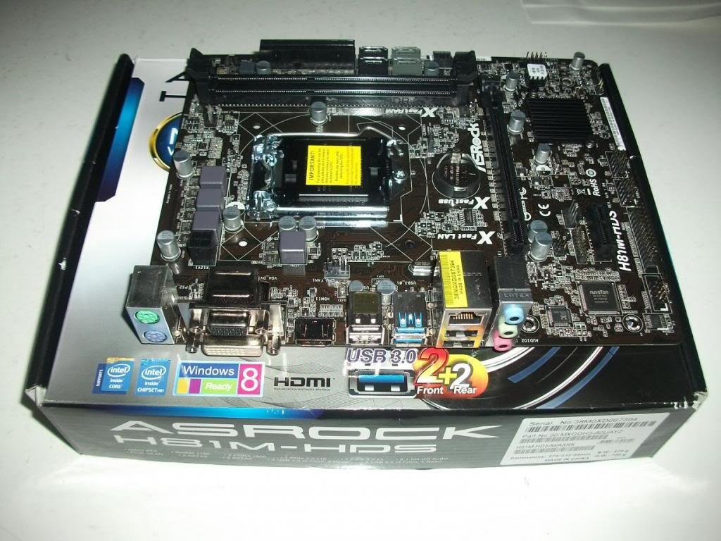 Mobo motherboard 1150-ASRock H81M-HDS jogja solo