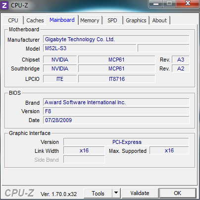 GIGABYTE M52L-S3 + SEMPRON 140