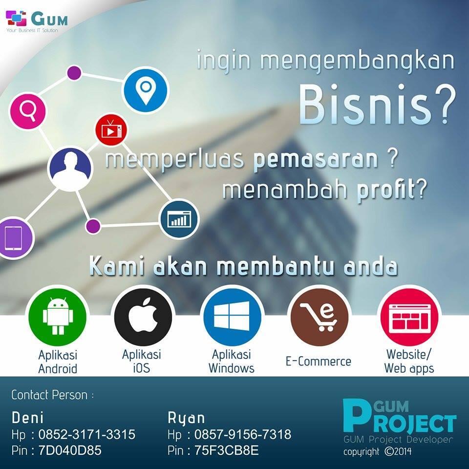 Penyedia Jasa Pembuatan Website/Aplikasi MLM / GUM PROJECT CROP