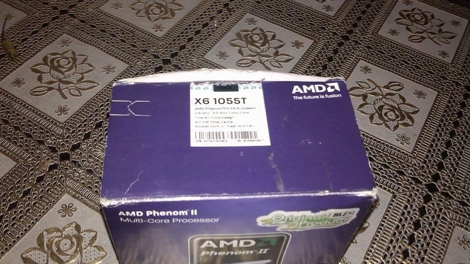 AMD Phenom II X6 1055T (Prosesor 6 Core-6Threed ) Full Set HSF Bawaan