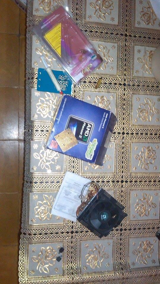 AMD Phenom II X6 1055T (Prosesor 6 Core-6Threed ) Full Set HSF Bawaan