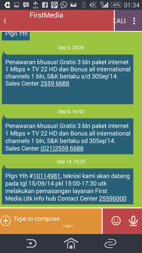 Firstmedia dan pelayanannya yang buruk (ingkar janji)