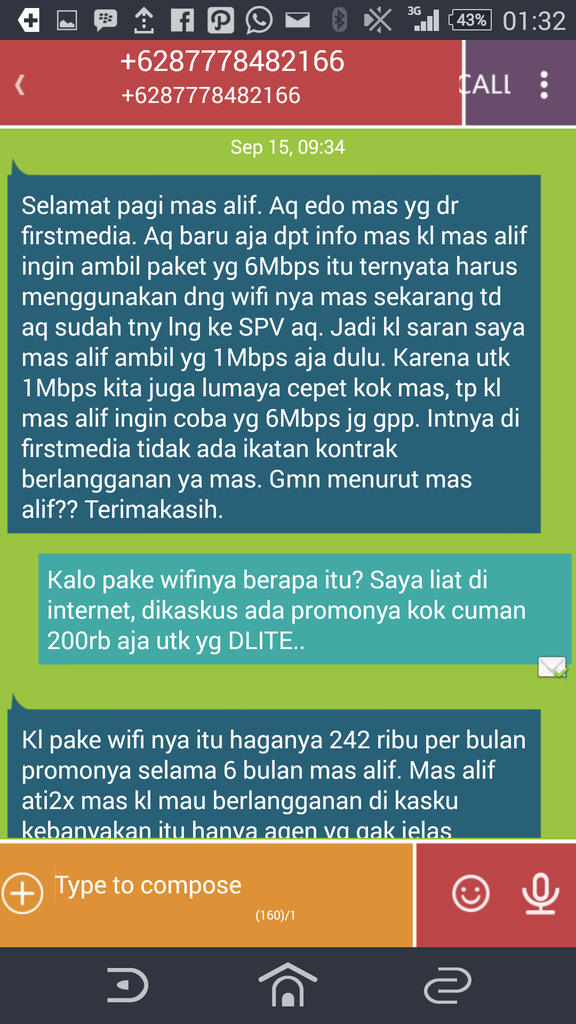 Firstmedia dan pelayanannya yang buruk (ingkar janji)