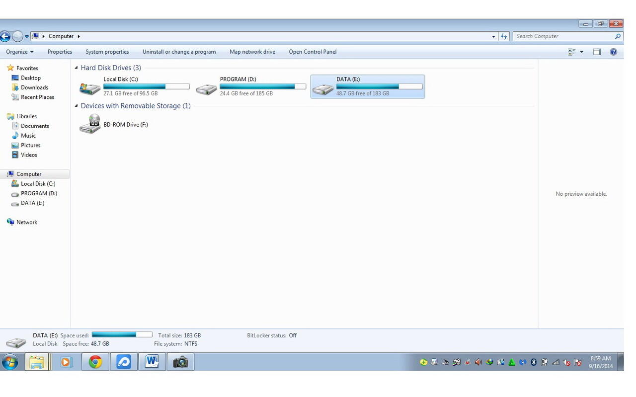 Foder dan file mendadak hilang