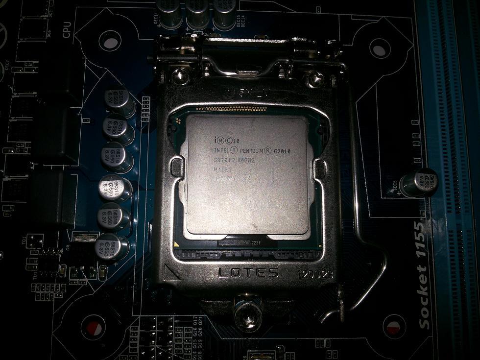 G2010 ivvy bridge + Gigabyte H61