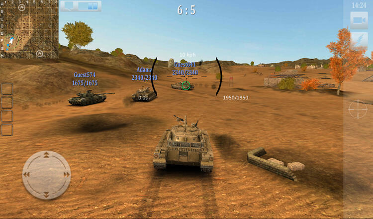 &#91;ANDROID&#93; -- ARMORED ACES -- 3D massively multiplayer online - TANKS BATTLE