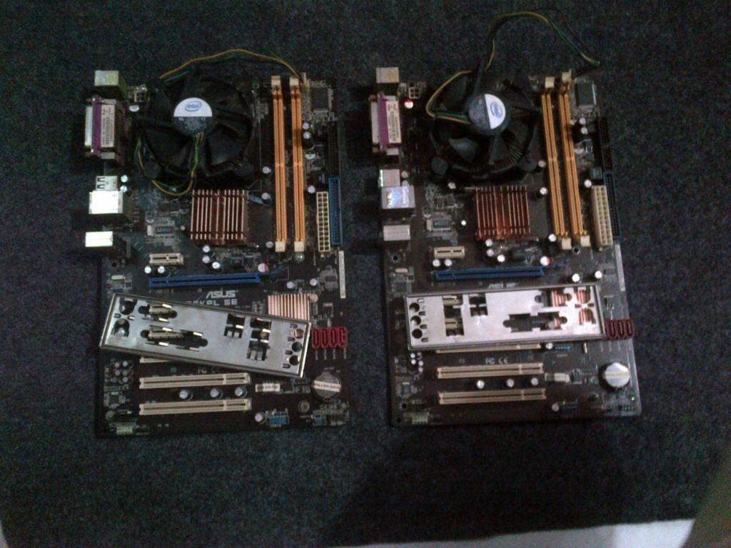 motherboard asus + core2duo e7500 2,93GHZ murah