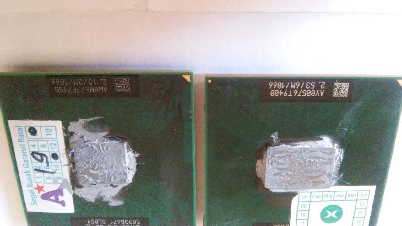 Processor Laptop C2d Highend T9400 dan P7450 Buat Laptop gamer