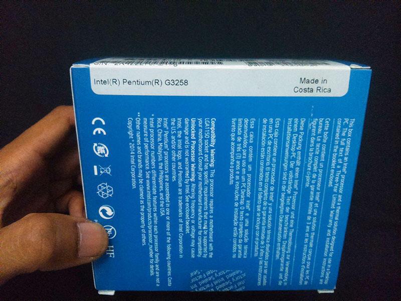 Procie Haswell G3258 3,2Ghz Costarica Belum 1 Minggu (MALANG)