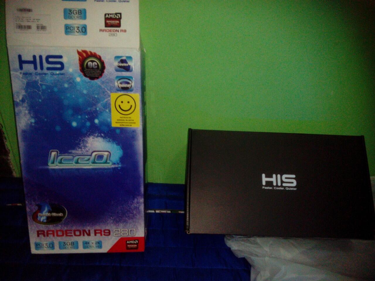 HIS R9 280 IceQ OC 3GB GDDR5 Bandung