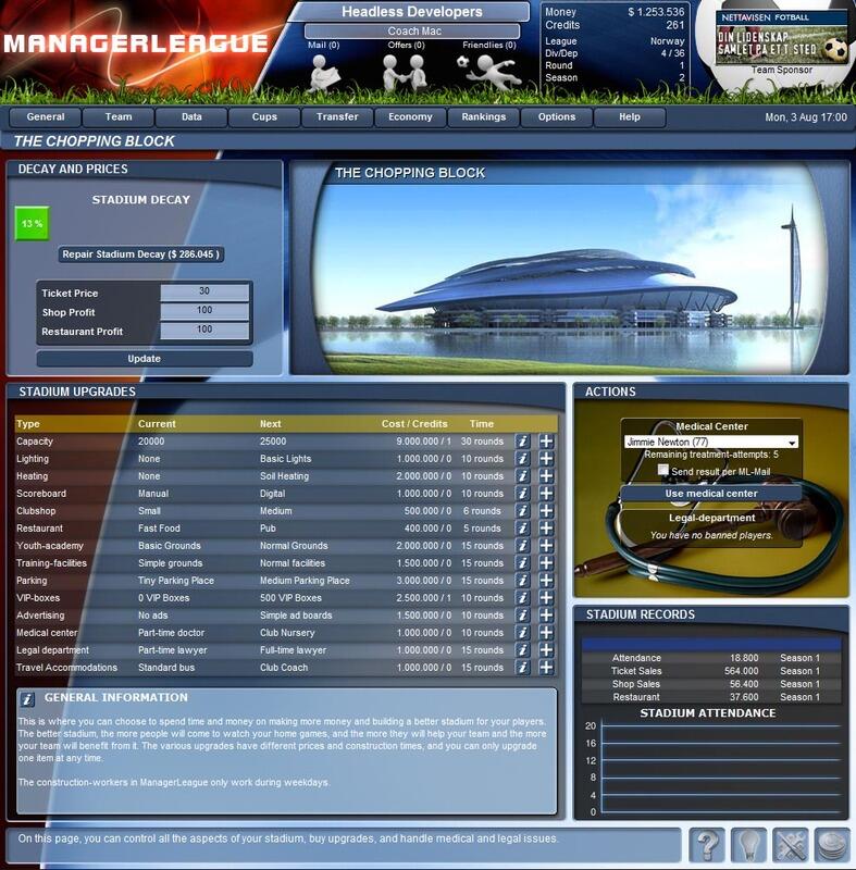 Manager League - Online Footbal Manager - Part 6