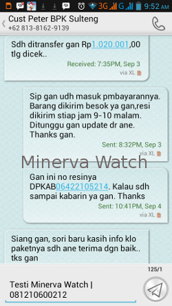 TESTIMONI Minerva Watch 