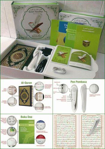 Digital Pen Al Qur An ( quran ) PQ15 ( membaca otomatis kata per kata )