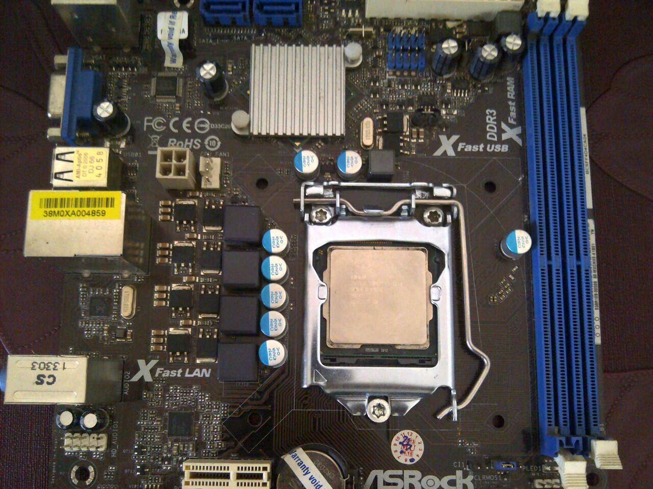 (WTS) JUAL PAKETAN PROCIE I5 2310 + Mobo asrock + Fan Ori