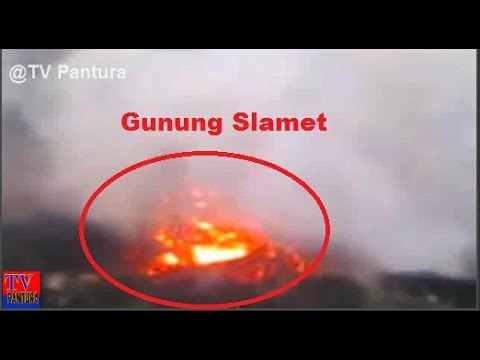 Gunung Slamet MELETUS !!!!