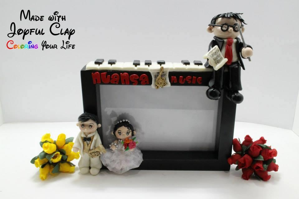 buat figure sendiri. buat hadiah org yg di sayang menggunakan clay