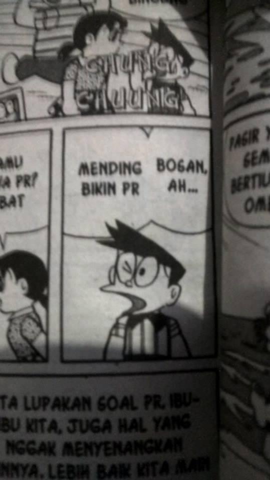 Ni Dia gan, Kalimat-kalimat Luar Biasa Yang Terselip Dalam Komik Doraemon