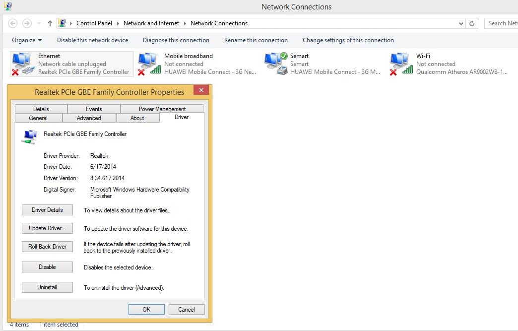 Kabel LAN tidak terdeteksi laptop. KASKUS