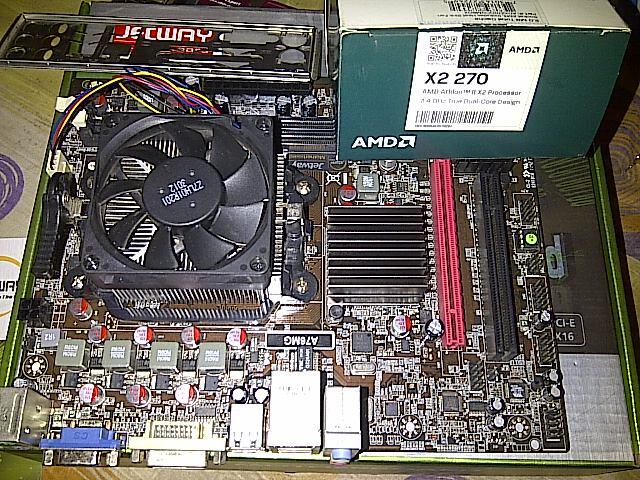 X2 270 @3,4GHZ & JETWAY 760 DDR3 OB VGA HD3000 SERIES KOMPLIT BOX