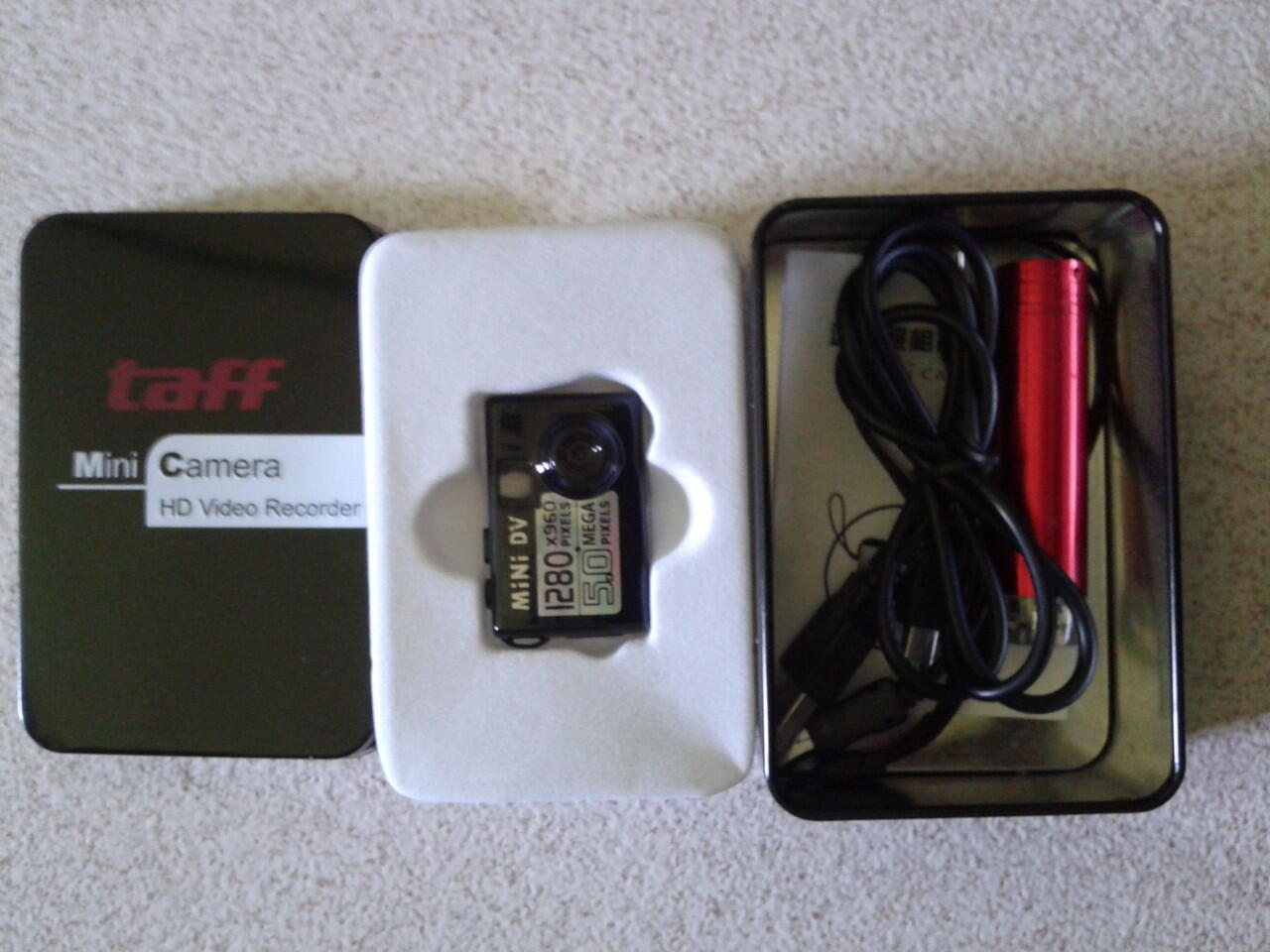 JUAL TAFF KAMERA MINI DV 5MP HD - BISA BUAT FOTO, VIDEO RECORDING DAN WEBCAM -CEKIDOT