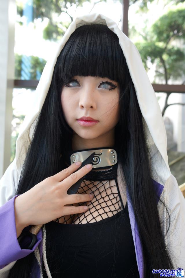 Innocent face of Hinata Cosplay {agak BB 18+}