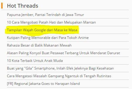 Ini Dia Gan, Wajah Google Dari Masa Ke Masa!