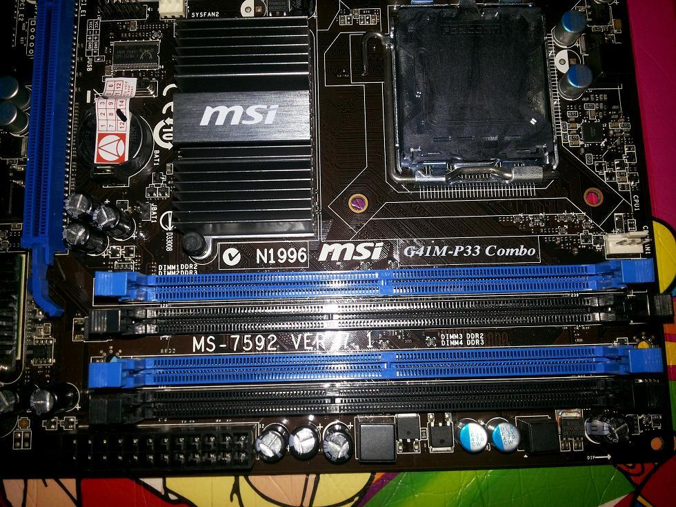 Mobo MSI G41 Combo LGA775