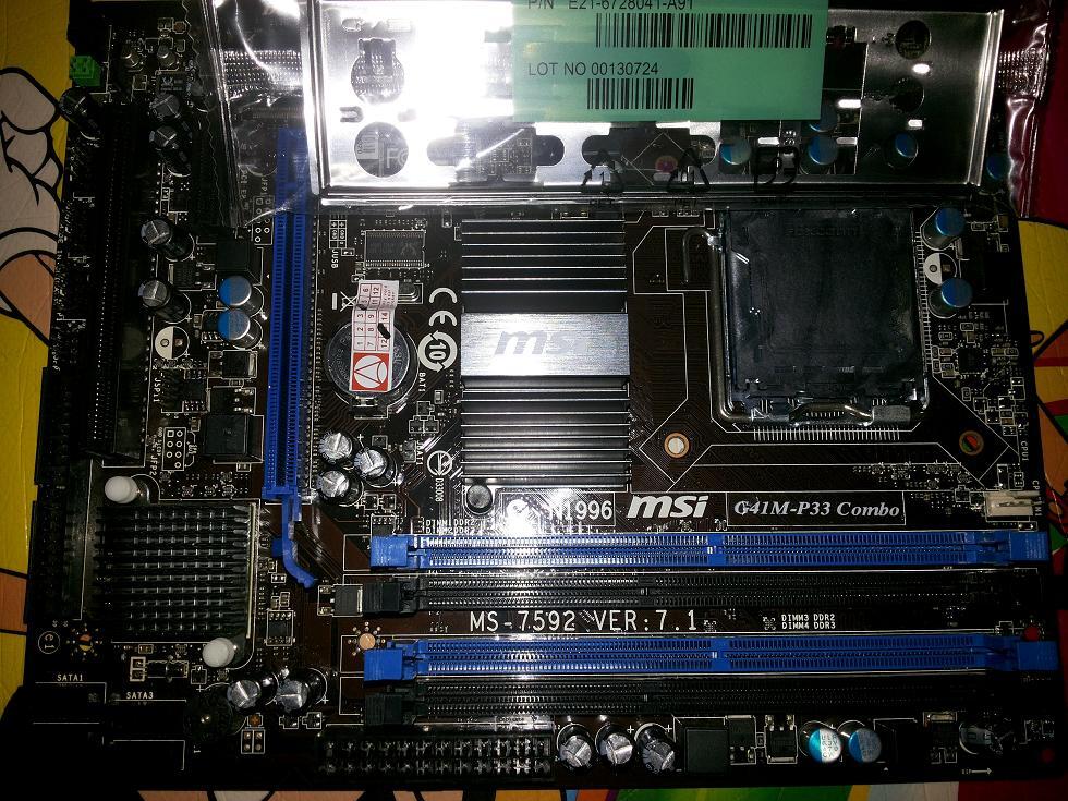Mobo MSI G41 Combo LGA775