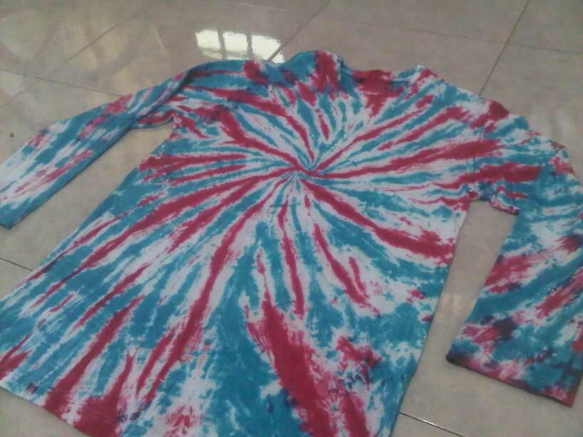 Terjual KAOS  TIE  DYE  BATIK JUMPUT KEREN MURAH KASKUS