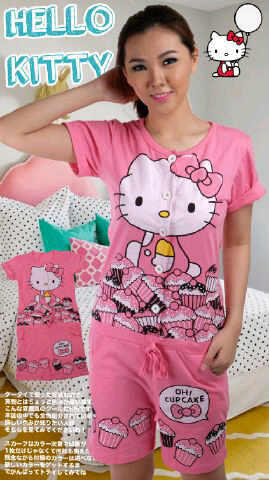 Hello Kitty Fashion Collection. Murah !!!! (Kaos, Baju Tidur, Jaket)