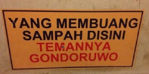 Pernah gak agan Nemuin spanduk kaya gini? 