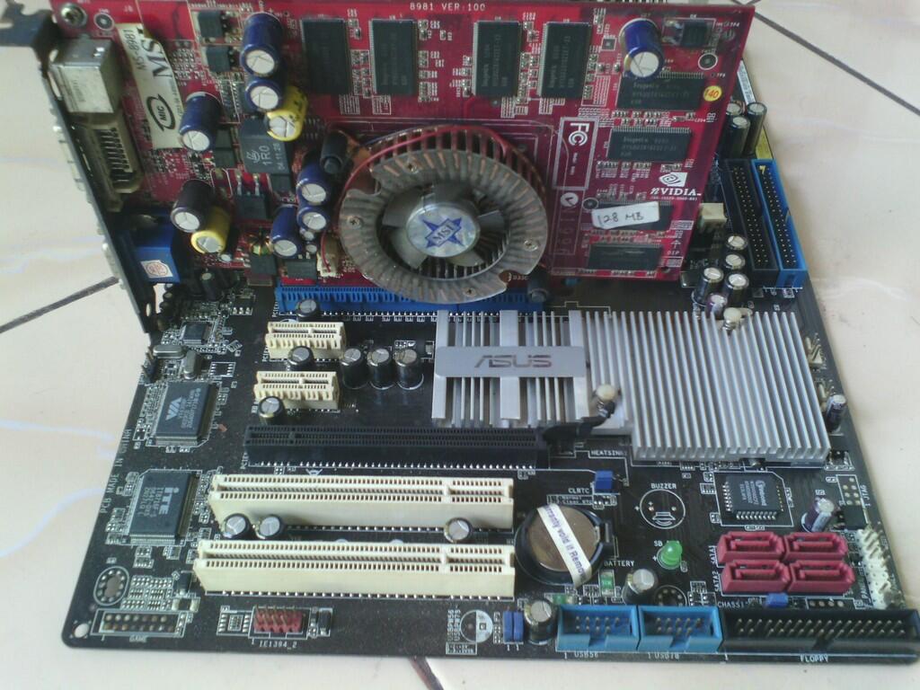 ASUS AMD M2N E SLI + X2 4400 + 1GB + 128MB PCIE