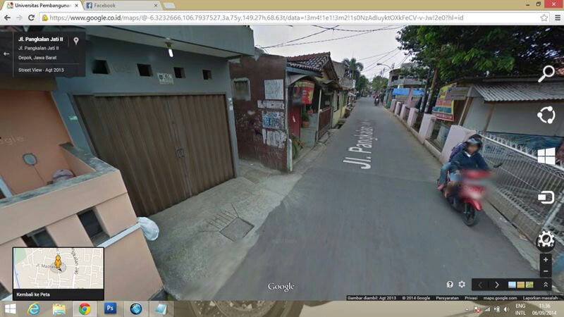 repost asyiknya jalan-jalan pake Google earth