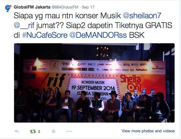 Kecewa dengan kuis fiktif yang diadakan oleh Radio Global 88.4 FM &#91;18 Sept 2014&#93; 