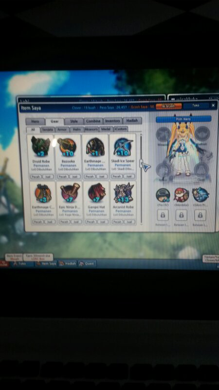 Jual ID Lost Saga CPT kelas 1