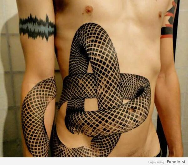 Karya Seni Tatto 3D yang emesing