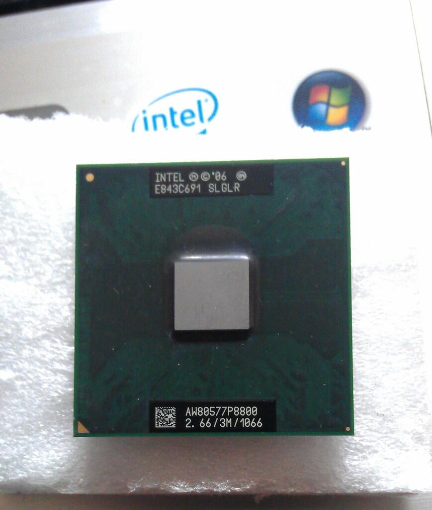 processor laptop core2duo p8800 2.66 GHz 3mb cache