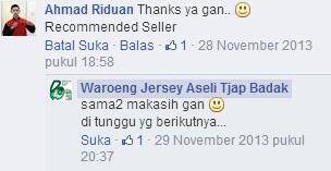 Testimonial amien605 (Waroeng Jersey Aseli Tjap Badak)