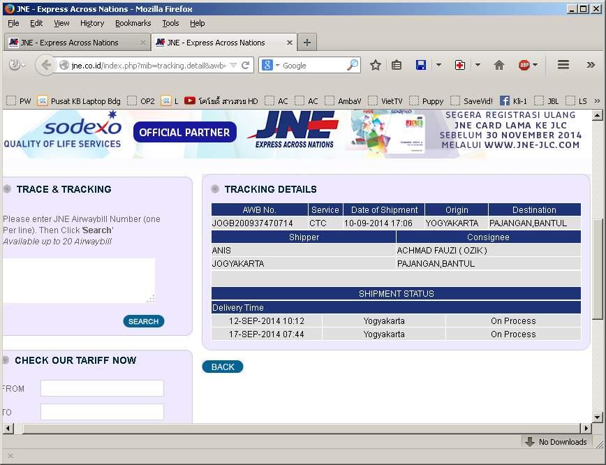 Surat Terbuka untuk JNE Yogyakarta (10 hari kirim satu kota, belum sampai)