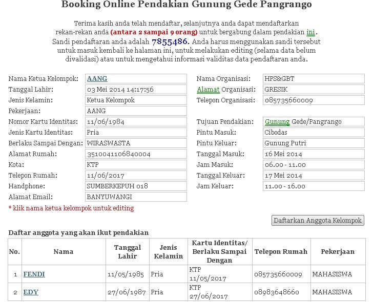 &#91;Ref. Transport&#93; BACKPACKER SURABAYA TO GEDE PANGRANGO