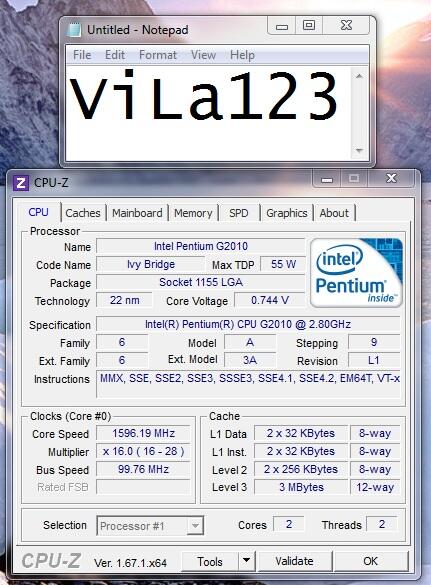 Intel G2010 2.8ghz ivy bridge murah