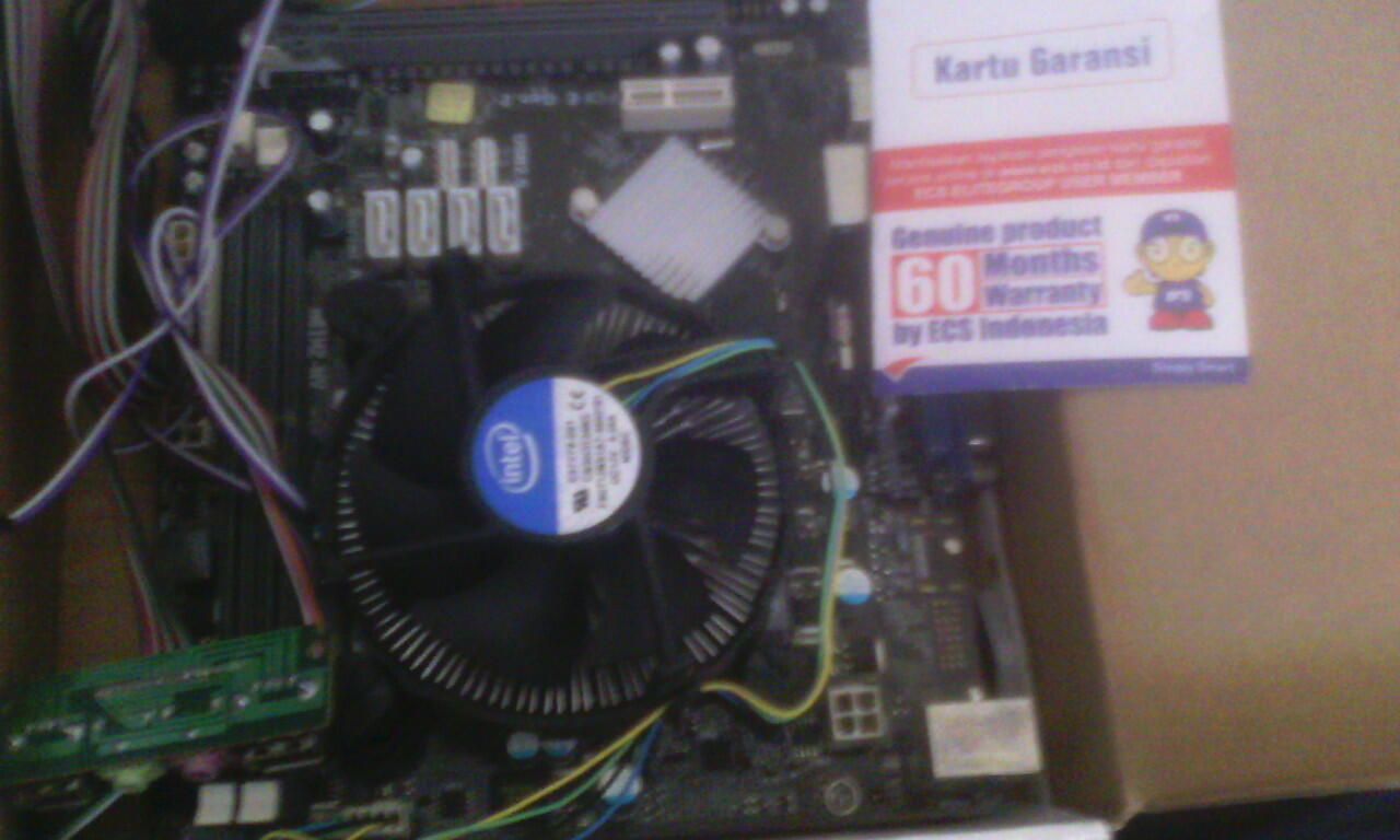 PROCESSOR i3 3210 + MOBO ECS H61H2-MV