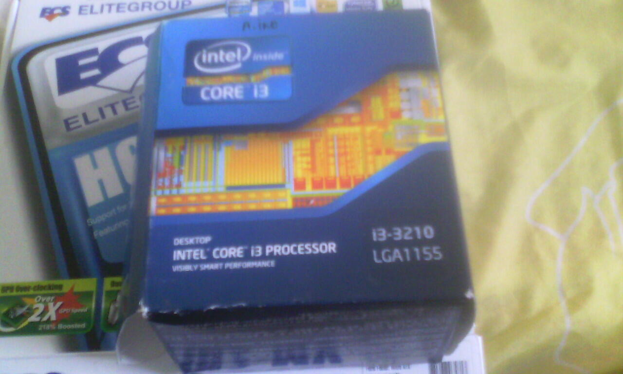 PROCESSOR i3 3210 + MOBO ECS H61H2-MV