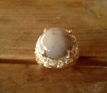 NATURAL WHITE SAPPHIRE BIRMA SIZE 15X15X9 MURAH BGT BU