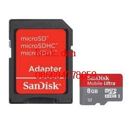 SanDisk Ultra microSDXC Card UHS-I Class 10 (30MB/s)8GB,32,64GB with SD Card Adapter