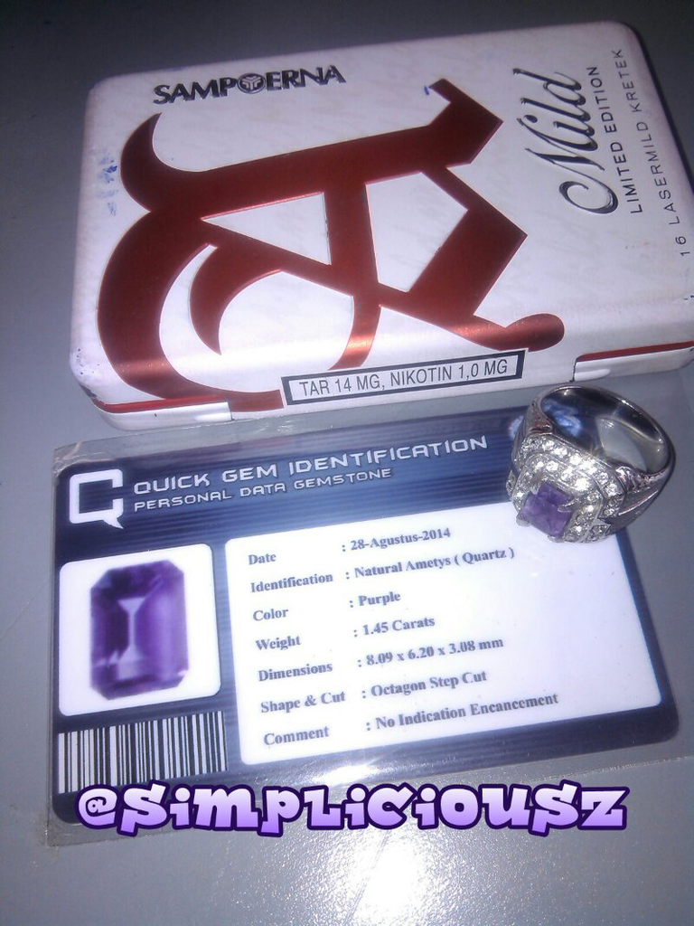 BU JUAL CINCIN KOLEKSI PRIBADI (BACAN, BIRULANGIT, AMETHYST)