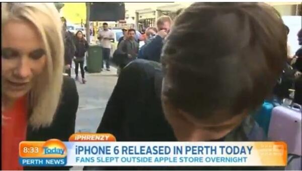 Iphone 6 pertama yg laku di perth,ngakak gan!!