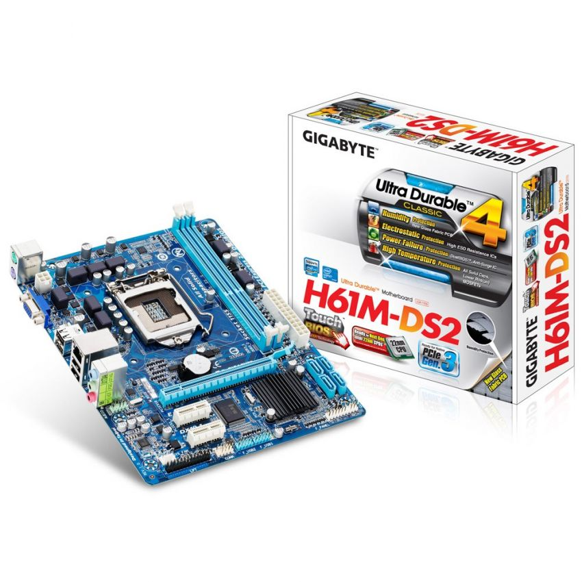 Gigabyte H61M-DS2 Motherboard Socket 1155