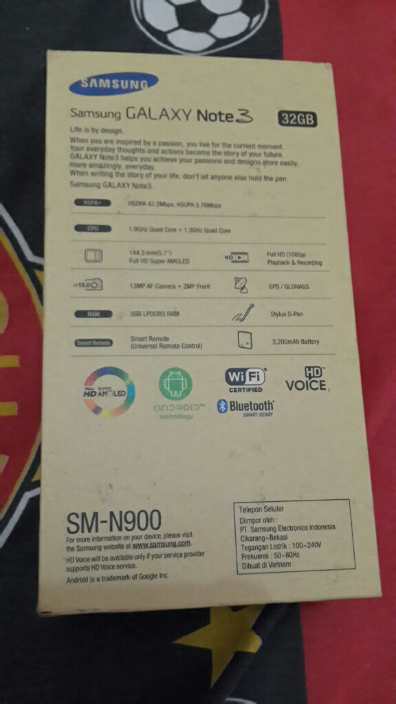 TT Original Samsung Galaxy Note 3 SM-N900 32GB dengan PS4 / XBox 360 Slim