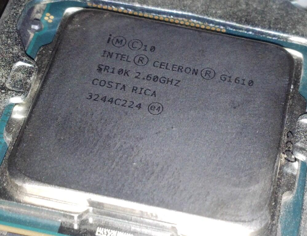 2 PAKET INTEL 1155 G1610, ASROCK H61DEL FULL ATX BOARD garansi panjang